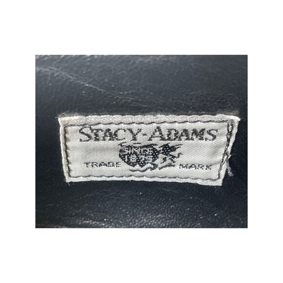 Stacy Adams Madison Black Cap Toe Oxfords, Leather, Tie up, Exc Cond, Men's 14D - Picture 3 of 10